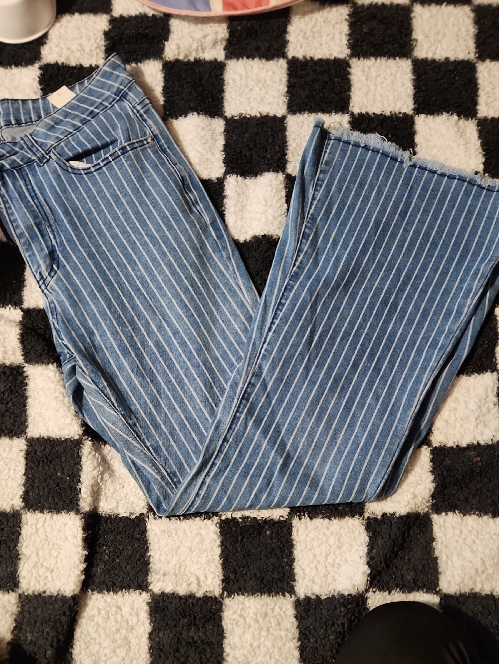 Striped Blue Women’s Jeans